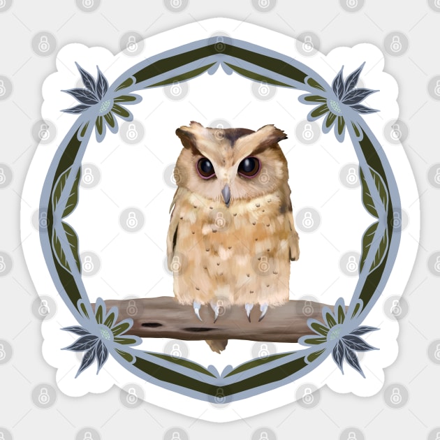Cute Owl Sticker by Suneldesigns